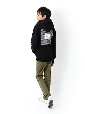 「アイテム（パーカー）」を使った、GLAZOSさん（キッズ・150cm・10代）の秋コーディネート