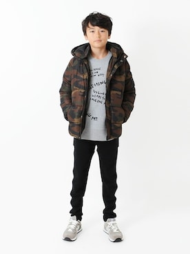 「アイテム（スウェット）」を使った、GLAZOSさん（キッズ・150cm）の秋コーディネート