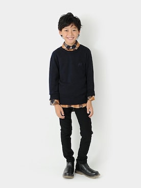 GLAZOSさん（キッズ・136cm）の冬コーディネート