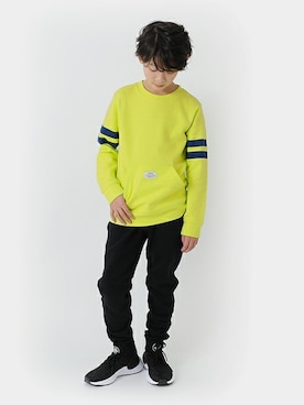 「アイテム（スウェット）」を使った、GLAZOSさん（キッズ・133cm）の冬コーディネート