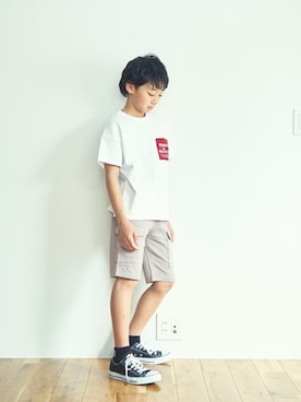 「GLAZOS（グラソス）のアイテム」を使った、GLAZOSさん（キッズ・138cm）の春コーディネート