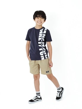 「アイテム（レッグウェア）」を使った、GLAZOSさん（キッズ・147cm）の夏コーディネート