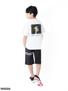 「アクティブ」｜「アイテム（Tシャツ/カットソー）」を使った、GLAZOSさん（キッズ・147cm）の夏コーディネート