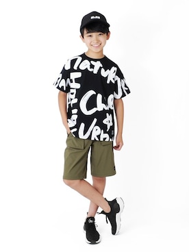 「GLAZOS（グラソス）のアイテム（キャップ）」を使った、GLAZOSさん（キッズ・147cm）の秋コーディネート