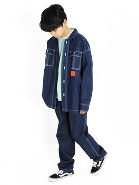 「アイテム（その他アウター）」を使った、GLAZOSさん（キッズ・149cm）の春コーディネート