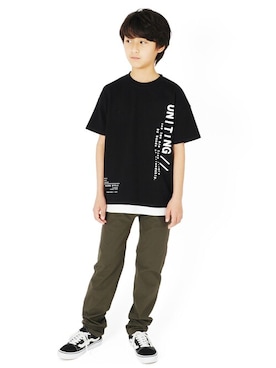 「アイテム（Tシャツ/カットソー）」を使った、GLAZOSさん（キッズ・142cm）の春コーディネート