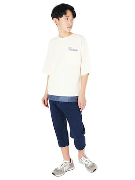 「アイテム（パンツ）」を使った、GLAZOSさん（キッズ・161cm）の春コーディネート