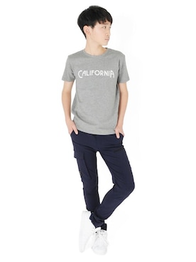 「アイテム（パンツ）」を使った、GLAZOSさん（キッズ・161cm）の春コーディネート