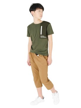 「アイテム（パンツ）」を使った、GLAZOSさん（キッズ・161cm）の春コーディネート