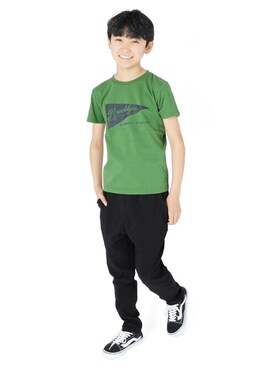 「アイテム（Tシャツ/カットソー）」を使った、GLAZOSさん（キッズ・150cm）の春コーディネート