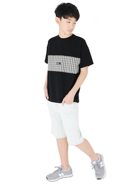 「アイテム（パンツ）」を使った、GLAZOSさん（キッズ・161cm）の春コーディネート