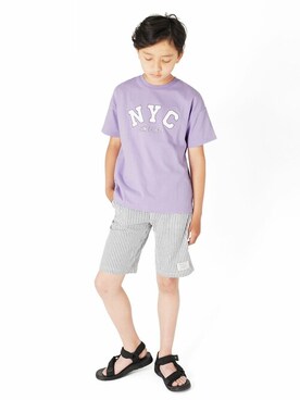 GLAZOSさん（キッズ・154cm）の夏コーディネート