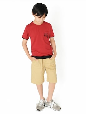 「アイテム（パンツ）」を使った、GLAZOSさん（キッズ・145cm）の夏コーディネート