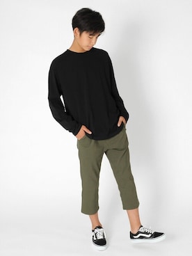 「アイテム（パンツ）」を使った、GLAZOSさん（キッズ・164cm）の夏コーディネート