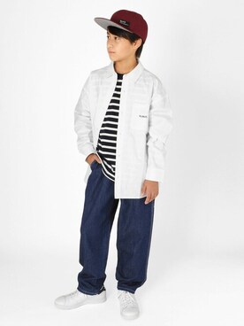 「アイテム（パンツ）」を使った、GLAZOSさん（キッズ・148cm）の夏コーディネート