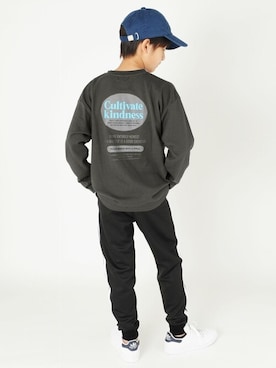 「GLAZOS（グラソス）のアイテム（帽子）」を使った、GLAZOSさん（キッズ・148cm）の秋コーディネート