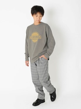 「アイテム（Tシャツ/カットソー）」を使った、GLAZOSさん（キッズ・155cm）の秋コーディネート