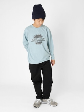 「GLAZOS（グラソス）のアイテム（帽子）」を使った、GLAZOSさん（キッズ・148cm）の秋コーディネート