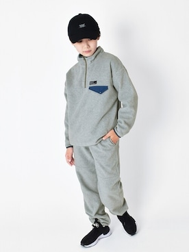 「GLAZOS（グラソス）のアイテム（キャップ）」を使った、GLAZOSさん（キッズ・148cm）の秋コーディネート