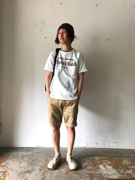 「OMNIGOD（オムニゴッド）のアイテム」を使った、D_MALL 大阪店さん（メンズ・175cm）の夏コーディネート