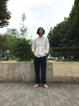 「OMNIGOD（オムニゴッド）のアイテム」を使った、D_MALL 大阪店さん（メンズ・175cm）の夏コーディネート