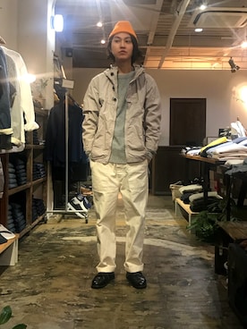 「OMNIGOD（オムニゴッド）のアイテム（ブルゾン）」を使った、D_MALL 大阪店さん（メンズ・175cm）の冬コーディネート