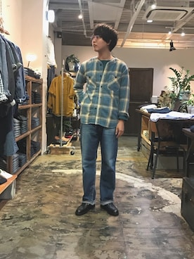 「OMNIGOD（オムニゴッド）のアイテム（パンツ）」を使った、D_MALL 大阪店さん（メンズ・175cm）の夏コーディネート