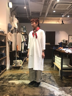「OMNIGOD（オムニゴッド）のアイテム（ワンピース/ドレス）」を使った、D_MALL 大阪店さん（レディース・163cm）の春コーディネート