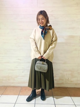 阿久津　巴さん（レディース・154cm）の秋コーディネート