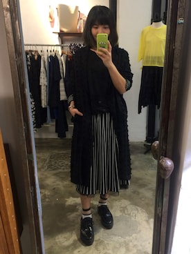 「LOVE BRUNCHのアイテム」を使った、モウトンMojai さん（レディース・163cm）の春コーディネート