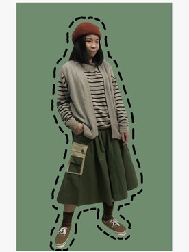 「cashmere」｜モウトンMojai さん（レディース・163cm）の冬コーディネート