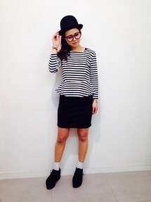 GU | ペプラムワンピース(ワンピース)