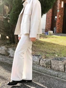 「韓国スタイル」｜「アイテム（ブルゾン）」を使った、KENTさん（メンズ・170cm）の冬コーディネート