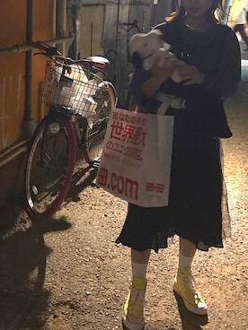 「アイテム（おもちゃ、ホワイト系）」を使った、♡さん（レディース・156cm）の春コーディネート