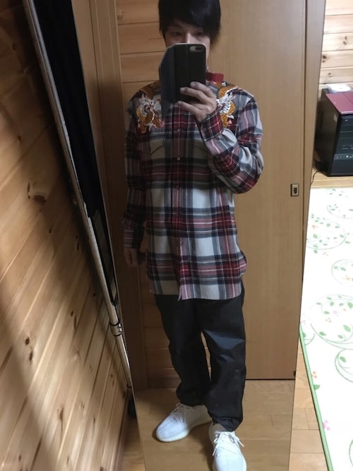 美品　GUCCI　シャツワンピース　GG柄　総柄　ストレッチ　ブラック　サイズM グッチ メンズ ウェアマキシ GGキャンバス シャツ | GUCCI公式