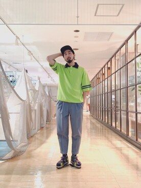 ヒゲのニジさんのコーディネート