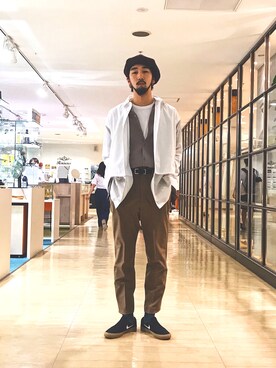 ヒゲのニジさんのコーディネート