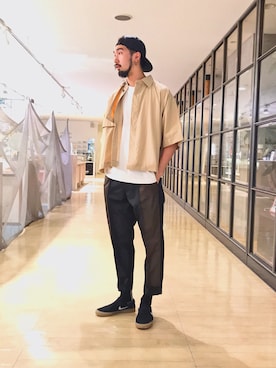 ヒゲのニジさん（メンズ・180cm）の秋コーディネート