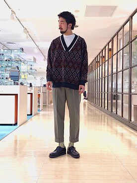 ヒゲのニジさんのコーディネート