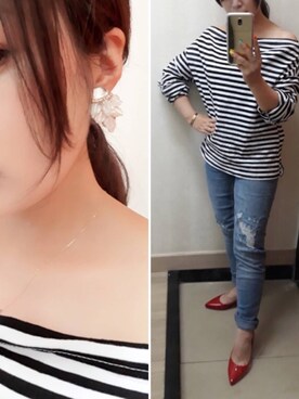 「BENEBIS（ベネビス）のアイテム」を使った、yom☆soさん（レディース・153cm）の夏コーディネート