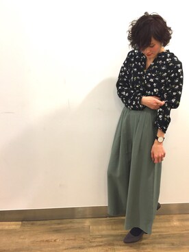 「スプリングSENSEOFPLACE」｜Meg\♡/さん（レディース・157cm）の冬コーディネート