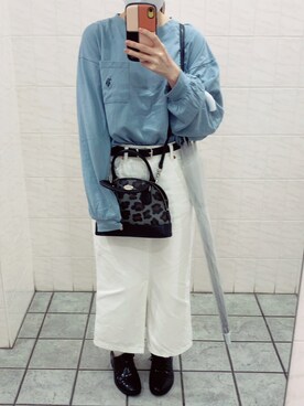 yuka太郎さんの「デニムナロースカート」を使ったコーディネート