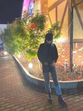 「FLOVE（フローブ）のアイテム」を使った、はるかさん（レディース・162cm）の冬コーディネート