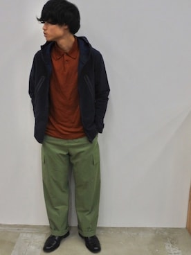 「DESCENTE ALLTERRAIN（デサント　オルテライン）のアイテム（ブルゾン）」を使った、syo_onoyamaさん（メンズ・168cm）の秋コーディネート