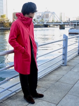 「デサント」｜「アイテム（その他アウター）」を使った、syo_onoyamaさん（メンズ・168cm）の秋コーディネート