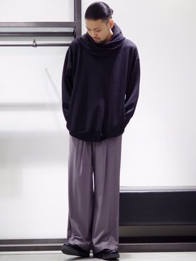 「Lui's（ルイス）のアイテム（シューズ）」を使った、TOMOYOSEさん（メンズ・176cm）の冬コーディネート