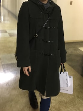 「アイテム（ダッフルコート）」を使った、すみれさん（レディース・156cm・10代）の秋コーディネート