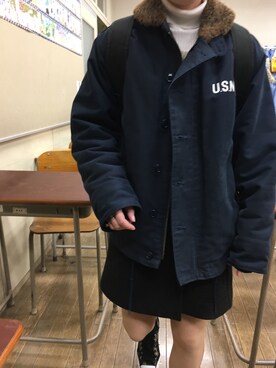 すみれさん（レディース・156cm）の冬コーディネート