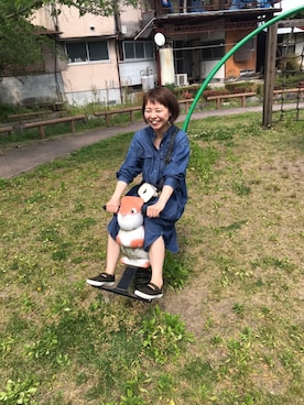 カバ谷さん（レディース・158cm）の冬コーディネート