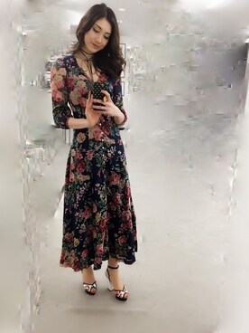 「Denim & Supply Ralph Lauren（デニムアンドサプライラルフローレン）のアイテム（ワンピース/ドレス）」を使った、To oＯoＯさん（レディース・171cm）の春コーディネート